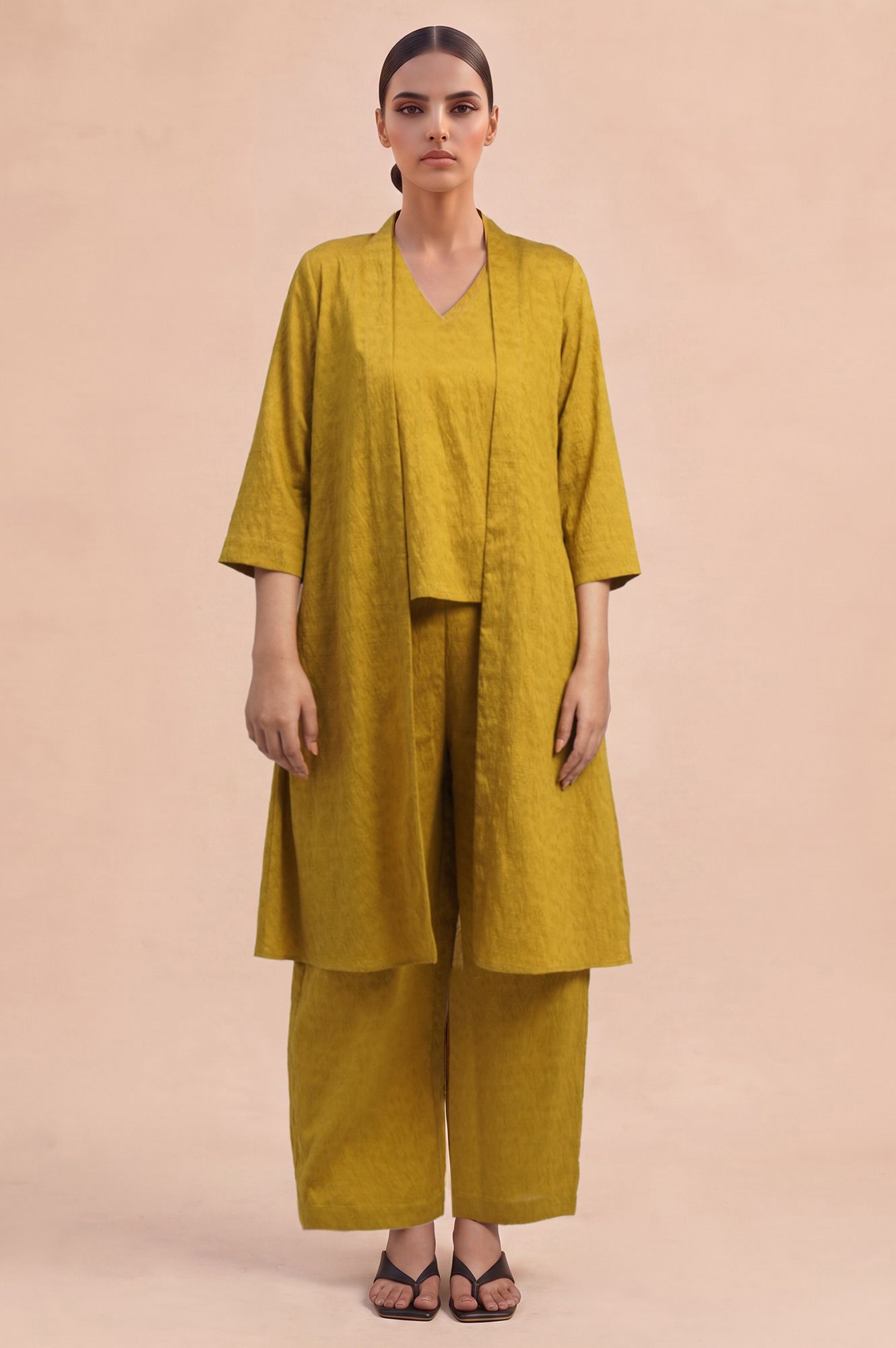 Miles to Go Everyday Top, Jacket &amp; Parallel Pants Layered Set