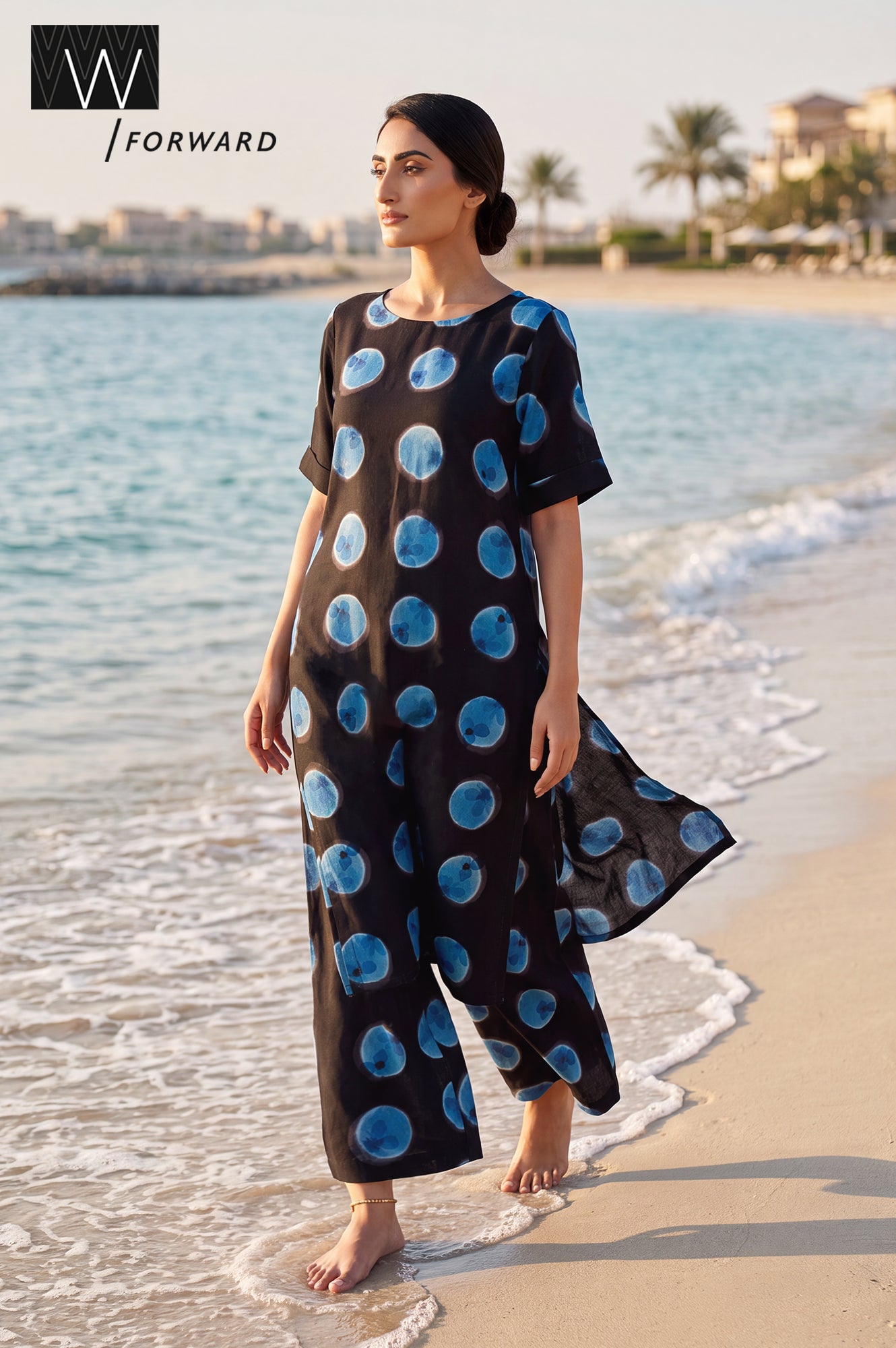 Retro Play Travel Kurta &amp; Pant Set
