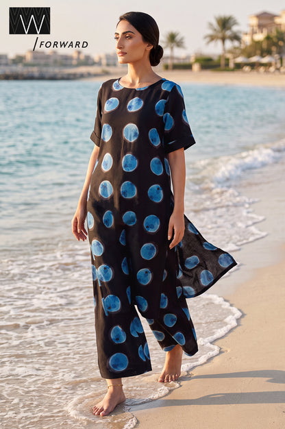 Retro Play Travel Kurta &amp; Pant Set