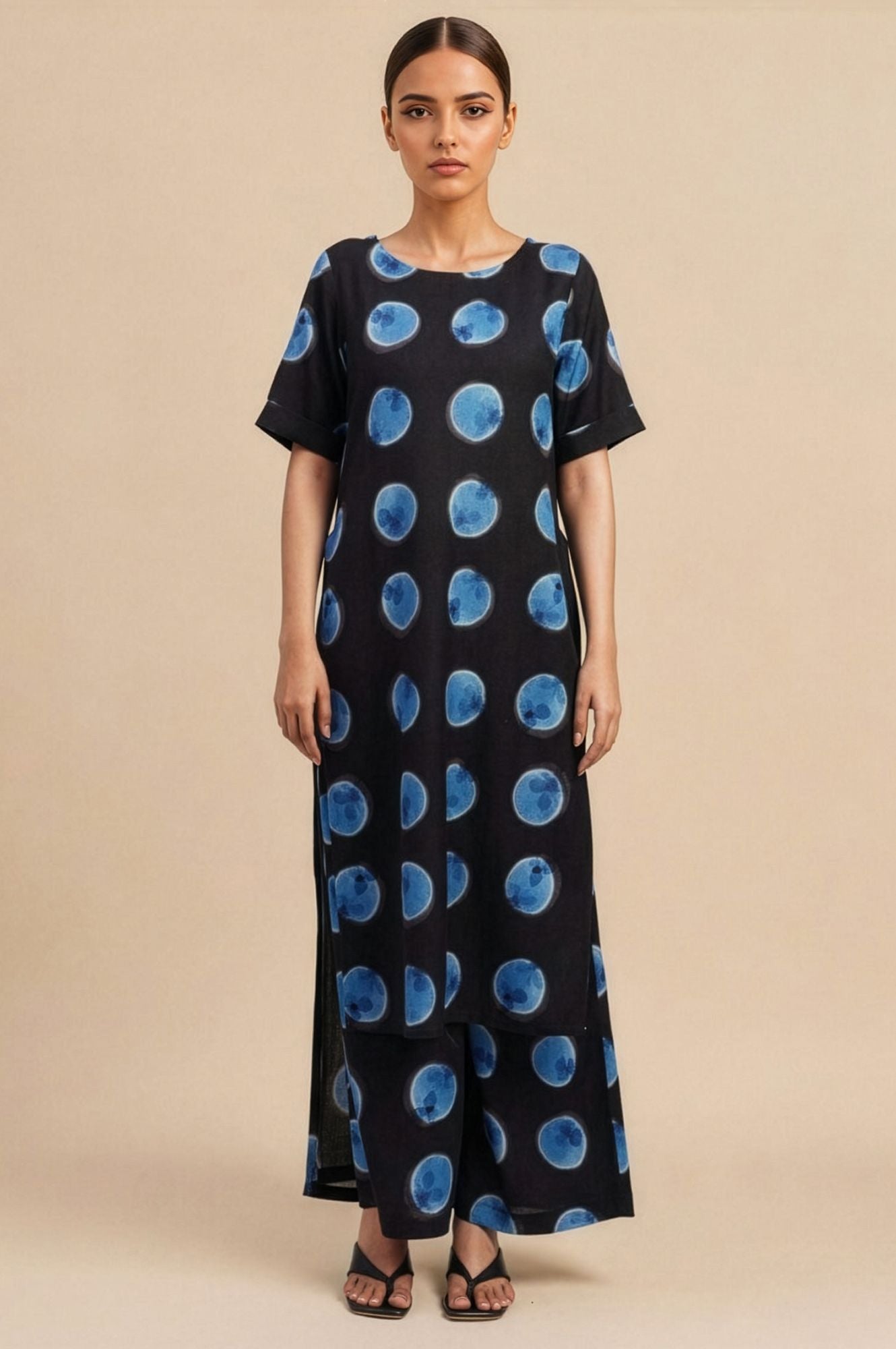 Retro Play Travel Kurta &amp; Pant Set