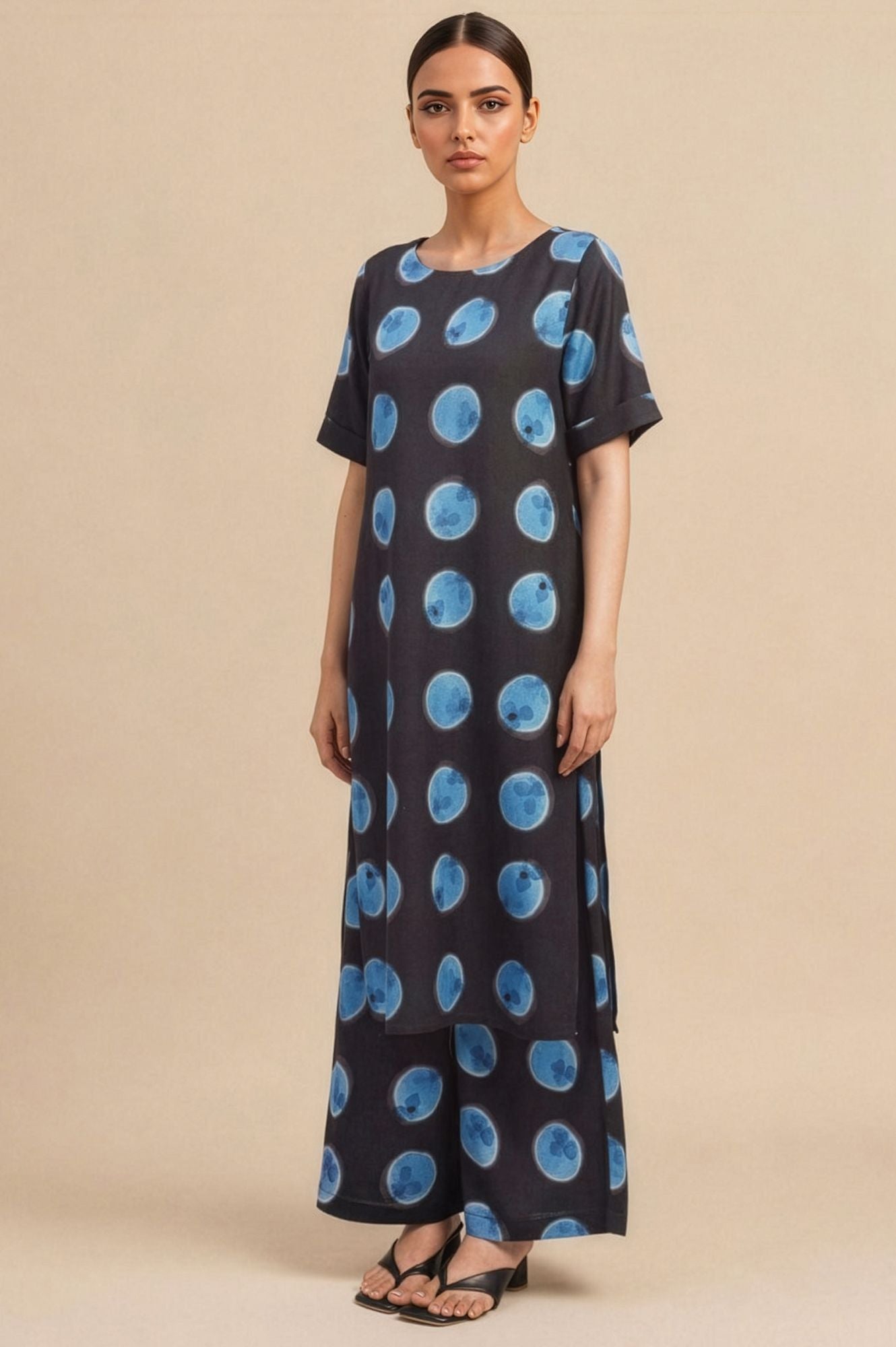 Retro Play Travel Kurta &amp; Pant Set