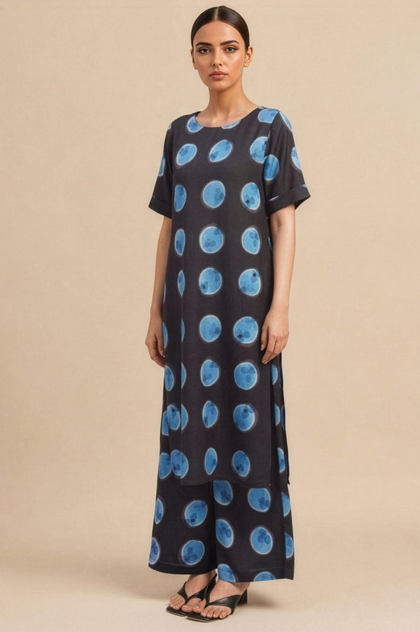 Retro Play Travel Kurta & Pant Set