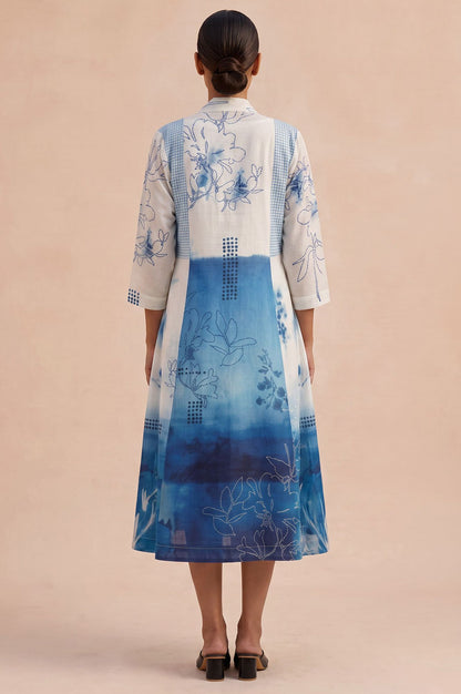 Inked In Layered A-line Dress &amp; Jacket Set