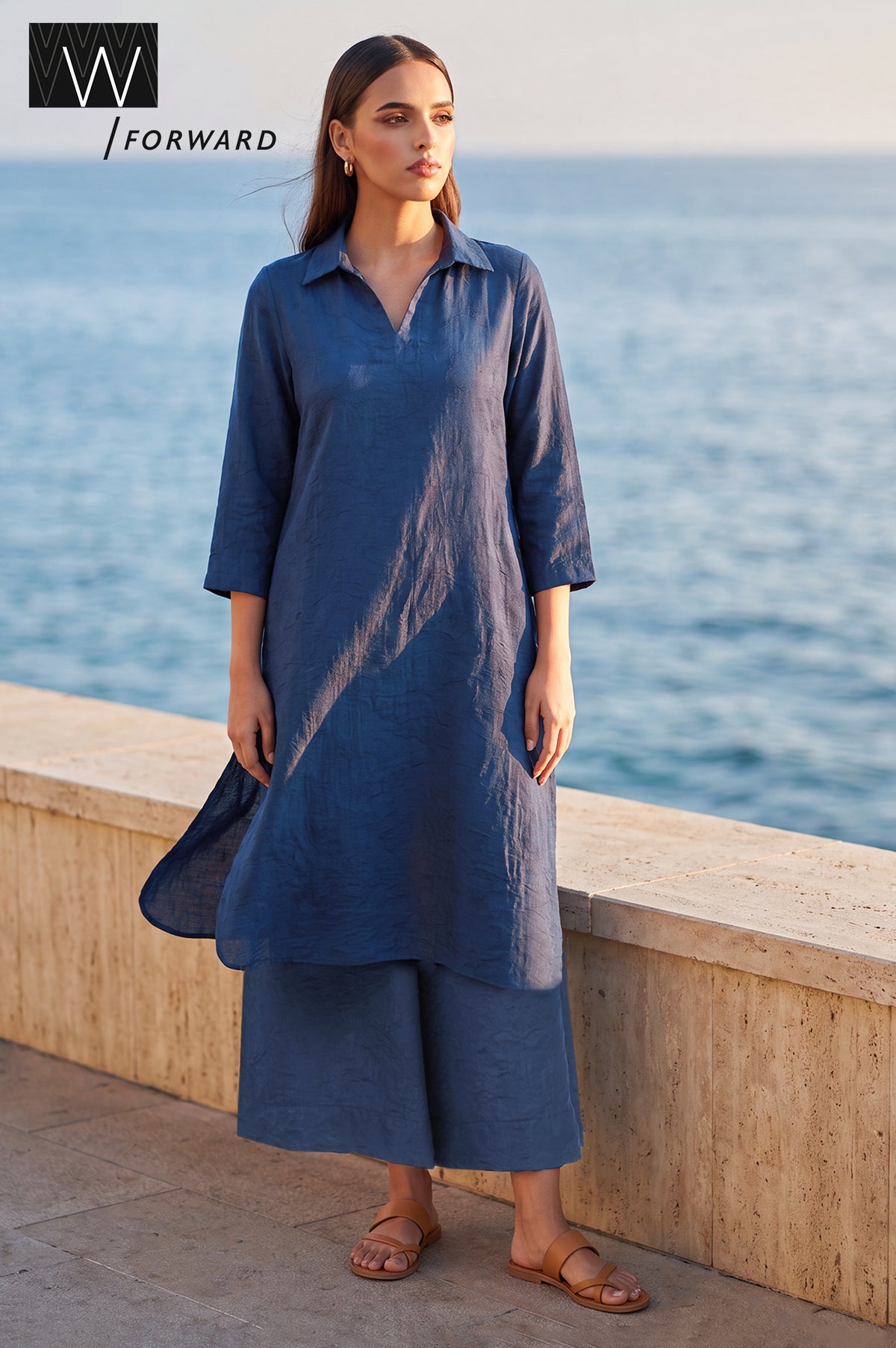 Textured Ease Travel Kurta & Pant Set - 6