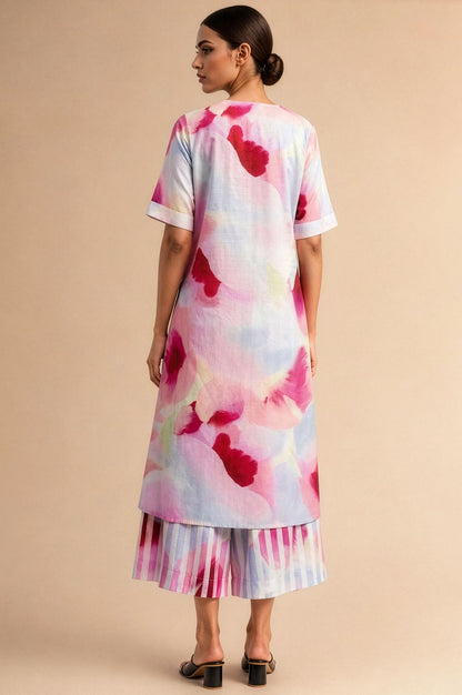 Fresh Canvas Floral Casual Kurta &amp; Pant Set