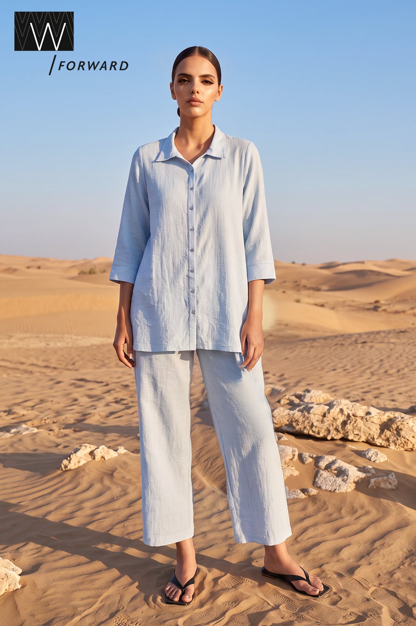 Laid-back State Casual Shirt &amp; Pant Set