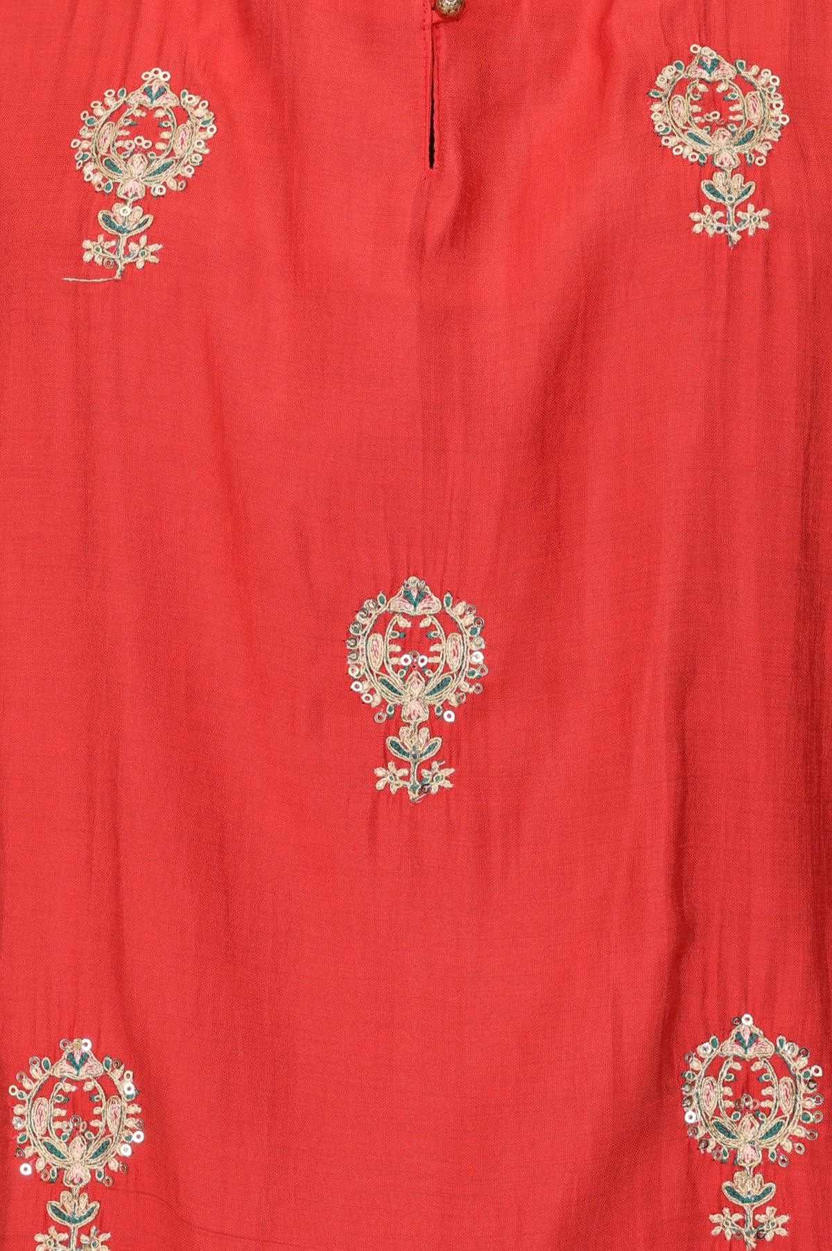 Assorted Solid Faux Chanderi Straight Kurta